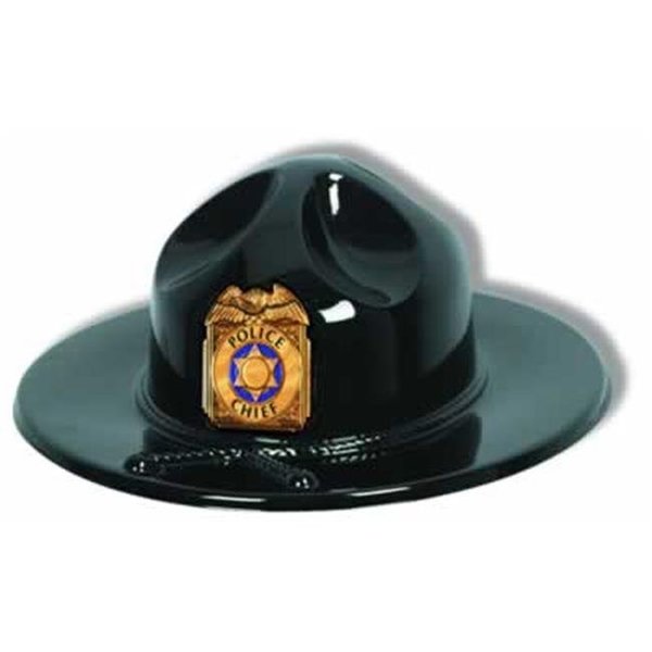 Beistle Co Beistle - 66790 - Black Plastic Trooper Hat - Pack of 24 66790